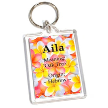 Load image into Gallery viewer, Key Chain - Frangipani